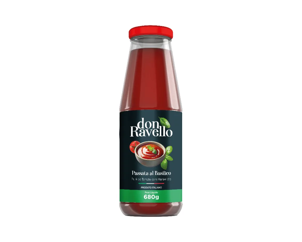 Passata di Pomodoro Rústica al Basílico